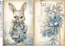 A4 Christmas Bunny AB Studios 2495 - Decoupage Central