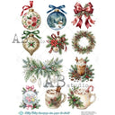 A4 Christmas Comforts Milky Valley Rice Paper ID 1317 - Decoupage Central