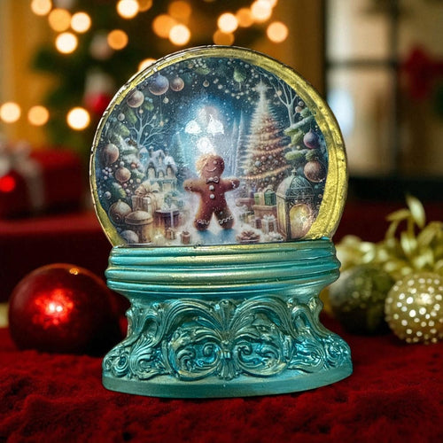 A4 Christmas Magic Circles Rice Paper DC864 - Decoupage Central