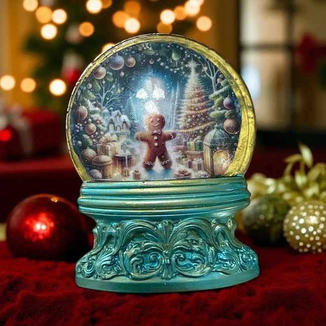 A4 Christmas Magic Circles Rice Paper DC864 - Decoupage Central