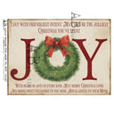 A4 Christmas Sign JOY AB Studios 6247 - Decoupage Central
