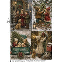 A4 Christmas Traditions AB Studios Rice Paper 8005 - Decoupage Central