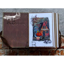 A4 Colorful Cottage Rice Paper for Decoupage AB Studios 6063 - Decoupage Central