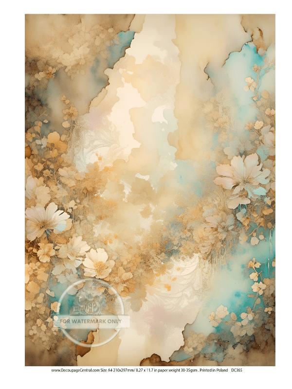 A4 Cottagecore Wallpaper DC365 - Decoupage Central