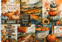 A4 DC1017 Harvest Blessings - Decoupage Central