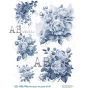 A4 Delft Blue Reverie Milky Valley ID55 - Decoupage Central