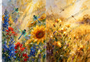 A4 Dragonflies in Sunlight Rice Paper DC918 - Decoupage Central