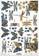 A4 Dragonfly Assortment ITD 2415 - Decoupage Central