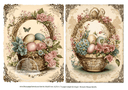 A4 Easter Baskets Rice Paper DC 276 - Decoupage Central