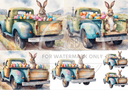 A4 Easter Delivery Multi EASTER Rice Paper DC 239 - Decoupage Central