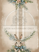 A4 Easter Linen Stripe Rice Paper DC605, Grain Sack - Decoupage Central