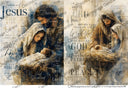 A4 Emmanuel: God With Us Rice Paper DC1020 - Decoupage Central