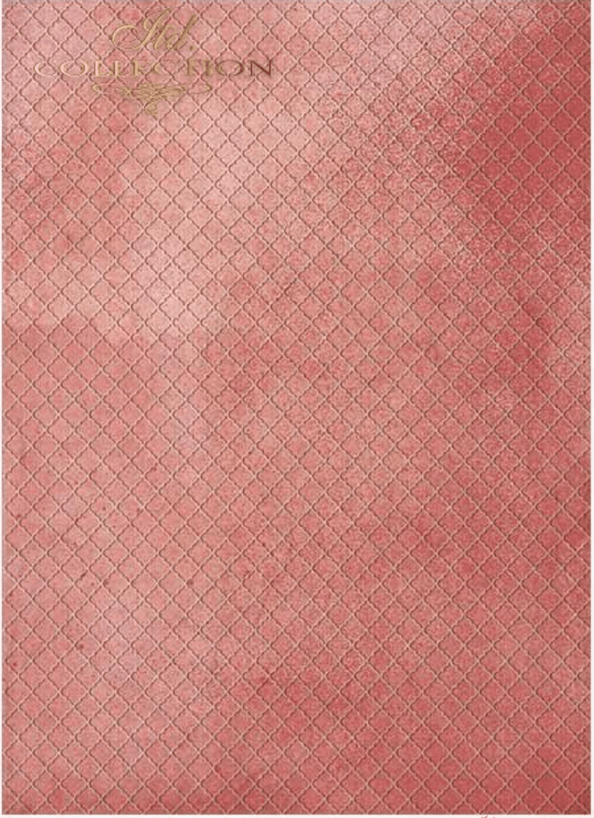 A4 Exquisite Background Decoupage Paper R1553 - Decoupage Central