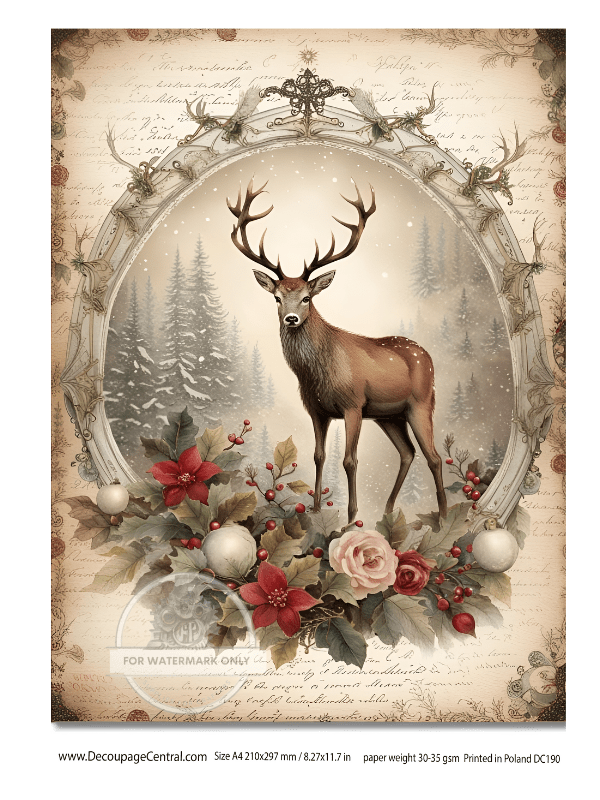 A4 Grand Stag Rice Paper DC190 - Decoupage Central