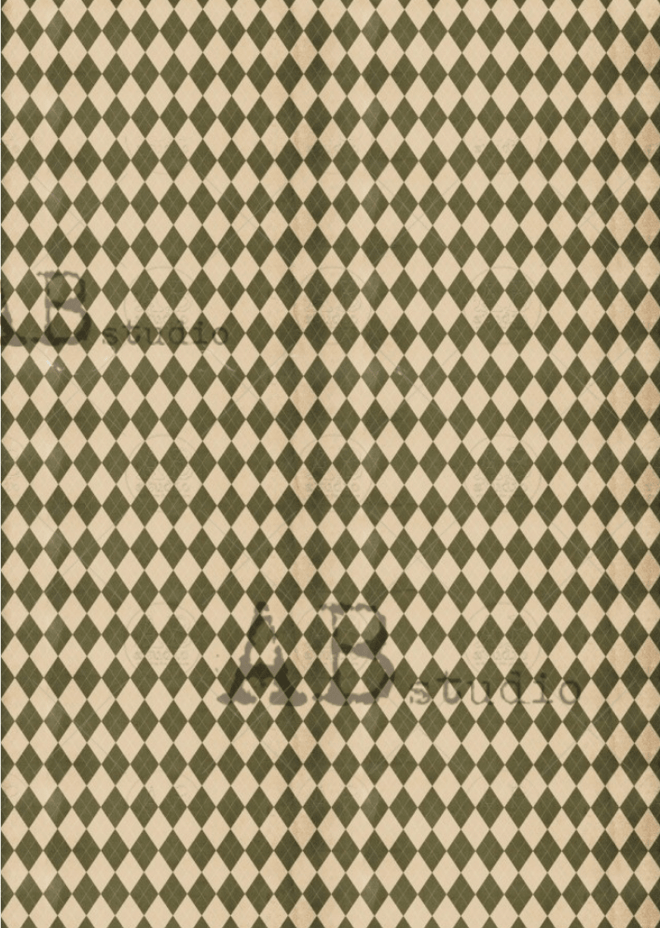 A4 Harlequin Back and Gold, Rice Paper, AB Studios 1111 - Decoupage Central