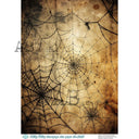 A4 Haunted Webs Milky Valley Rice Paper ID 1265 - Decoupage Central