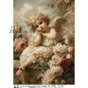 A4 Heavenly Grace AB Studios Rice Paper 8032 - Decoupage Central