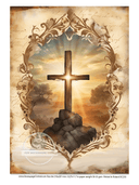 A4 Hope in The Morning Rice Paper DC253 - Decoupage Central