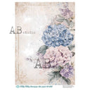A4 Hydrangea Elegance Milky Valley ID625 - Decoupage Central