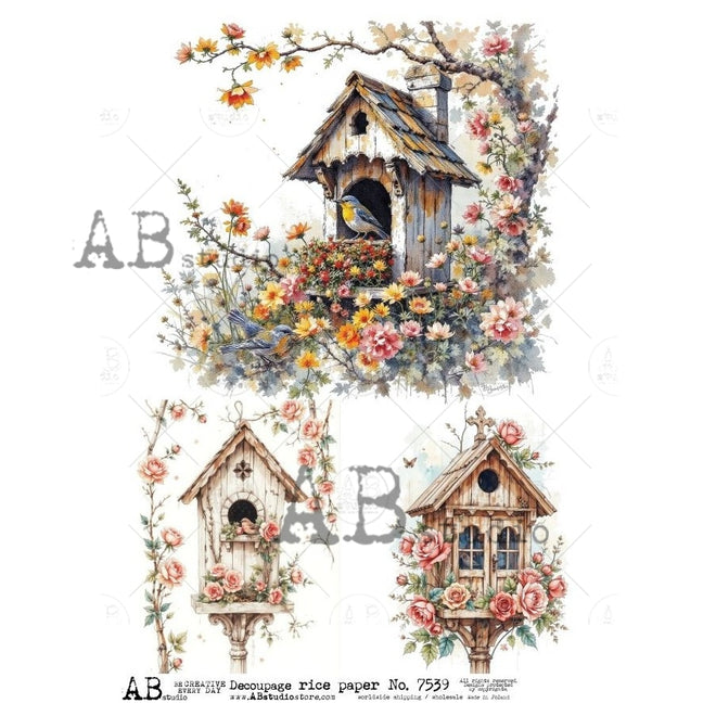 A4 Another Birdhouse Trio AB Studios 7539