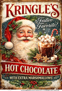 A4 Kringle’s Festive Favorite Hot Chocolate Rice Paper DC982 - Decoupage Central