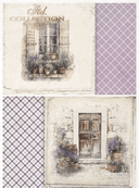 A4 Lavender Windows , ITD Rice Paper R2239 - Decoupage Central