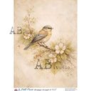 A4 Le Petit Paris 637 Golden Garden Sparrow - Decoupage Central