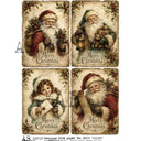 A4 Letters to Santa AB Studios Rice Paper 8009 - Decoupage Central