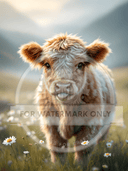 A4 Little Cow DC602 Rice Paper - Decoupage Central