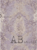 A4 Lllac Swirl Background AB Studios 4991 - Decoupage Central