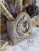 A4 Lllac Swirl Background AB Studios 4991 - Decoupage Central