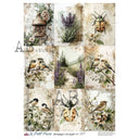 A4 LPP 517 Organic Garden Multi Rice Paper - Decoupage Central