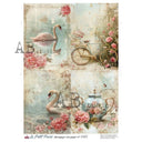 A4 LPP 609 Morning Along the Seine Rice Paper - Decoupage Central