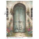 A4 LPP The Blue Door Paper Le Petit Paris 189 - Decoupage Central