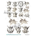 A4 Milky 18 Cherubic Angel Multi Rice Paper for Decoupage AB Studios Millky 808 - Decoupage Central