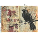 A4 Milky Valley 1229 Vintage Raven Ledger - Decoupage Central