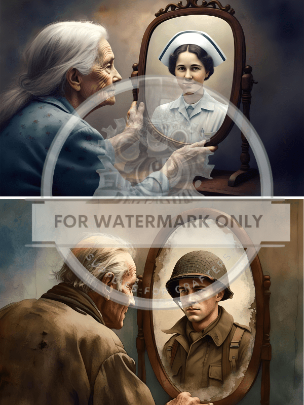 A4 Mind's Eye Rice Paper DC550 - Decoupage Central