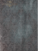 A4 Moody Damask Background Decoupage Paper R1946 - Decoupage Central