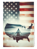 A4 One Nation Rice Paper DC465 - Decoupage Central