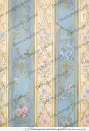 A4 Pastel Parlor Stripes Rice Paper DC930 - Decoupage Central