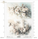 A4 Rustic Flower and Birdhouse Duo Decoupage Paper R2586 - Decoupage Central