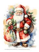 A4 Saint Nick DC461 - Decoupage Central