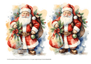 A4 Saint Nick Duo DC460 - Decoupage Central