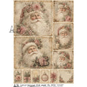 A4 Santa’s Keepsakes AB Studios Rice Paper 8008 - Decoupage Central