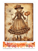 A4 Scarecrow Rice Paper DC139 - Decoupage Central
