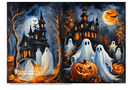 A4 Sheet Ghosts Duo Rice Paper DC477 - Decoupage Central
