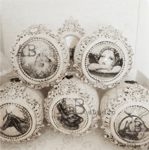 A4 Small but Mighty AB Studios Rice Paper, 0401 - Decoupage Central