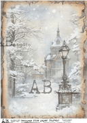 A4 Snow Day AB Studios 2469 - Decoupage Central