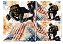 A4 Some Gave All Rice Paper DC417 - Decoupage Central