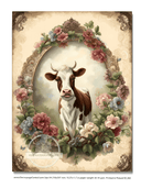 A4 Spring Bessie Decoupage Rice Paper DC280 - Decoupage Central
